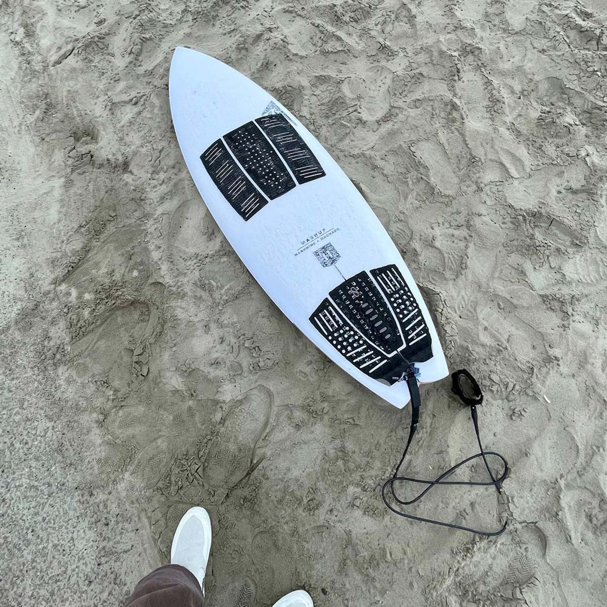 Slater Front Foot Surfboard Traction Pad – Black /Grey