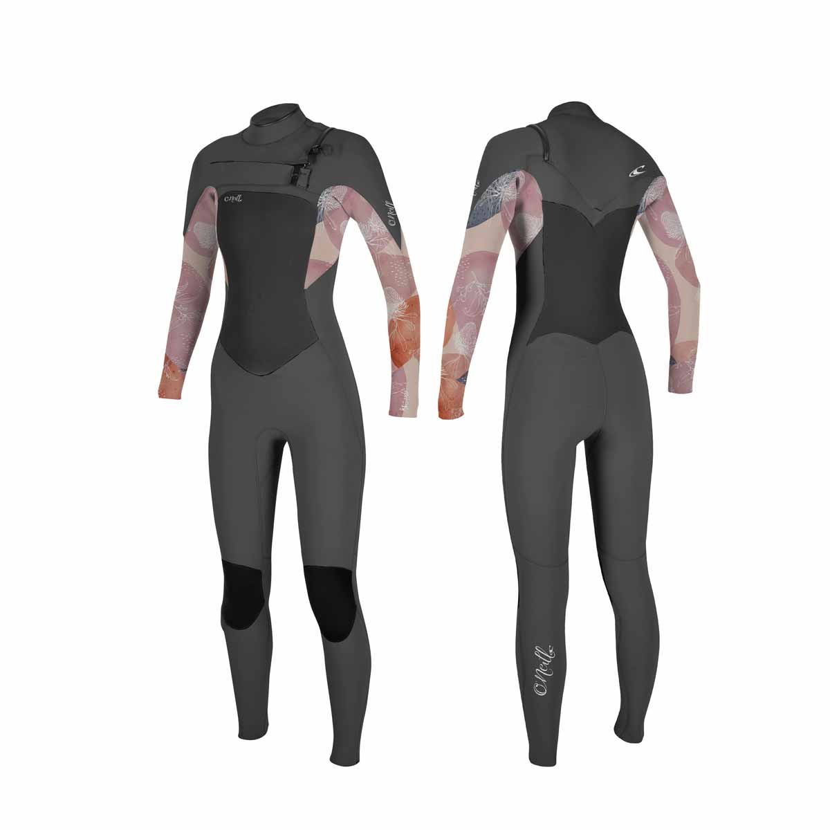 O'Neill Girls Epic CZ full 4/3 mm Wetsuit – Graph/Desertbloom HL6