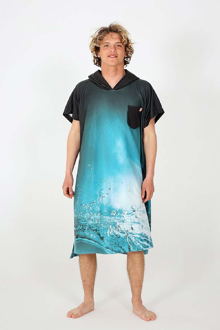 After Essentials Micro Fleece Poncho Towel – Underwater