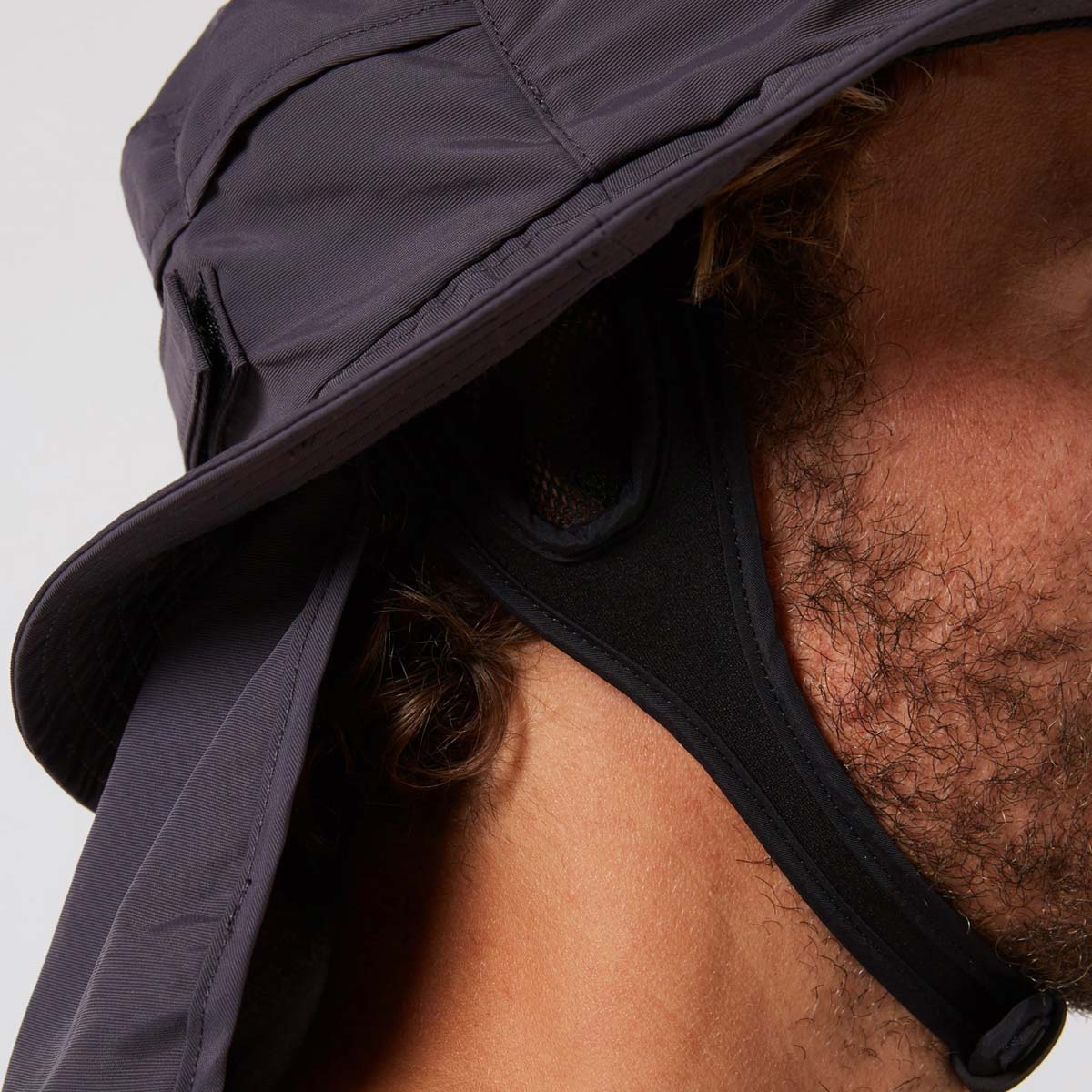 Ocean & Earth Indo Stiff Peak Surf Hat – Charcoal