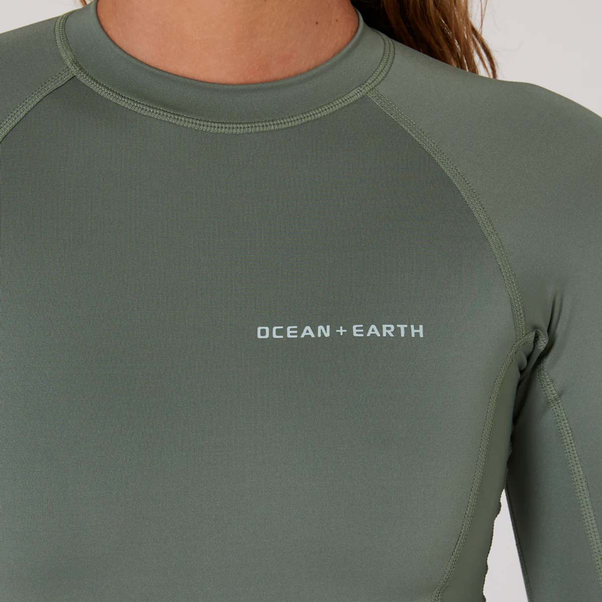 Peldkostīms sērfošanai Ocean & Earth Ladies Oceana L/S Back Zip – melns