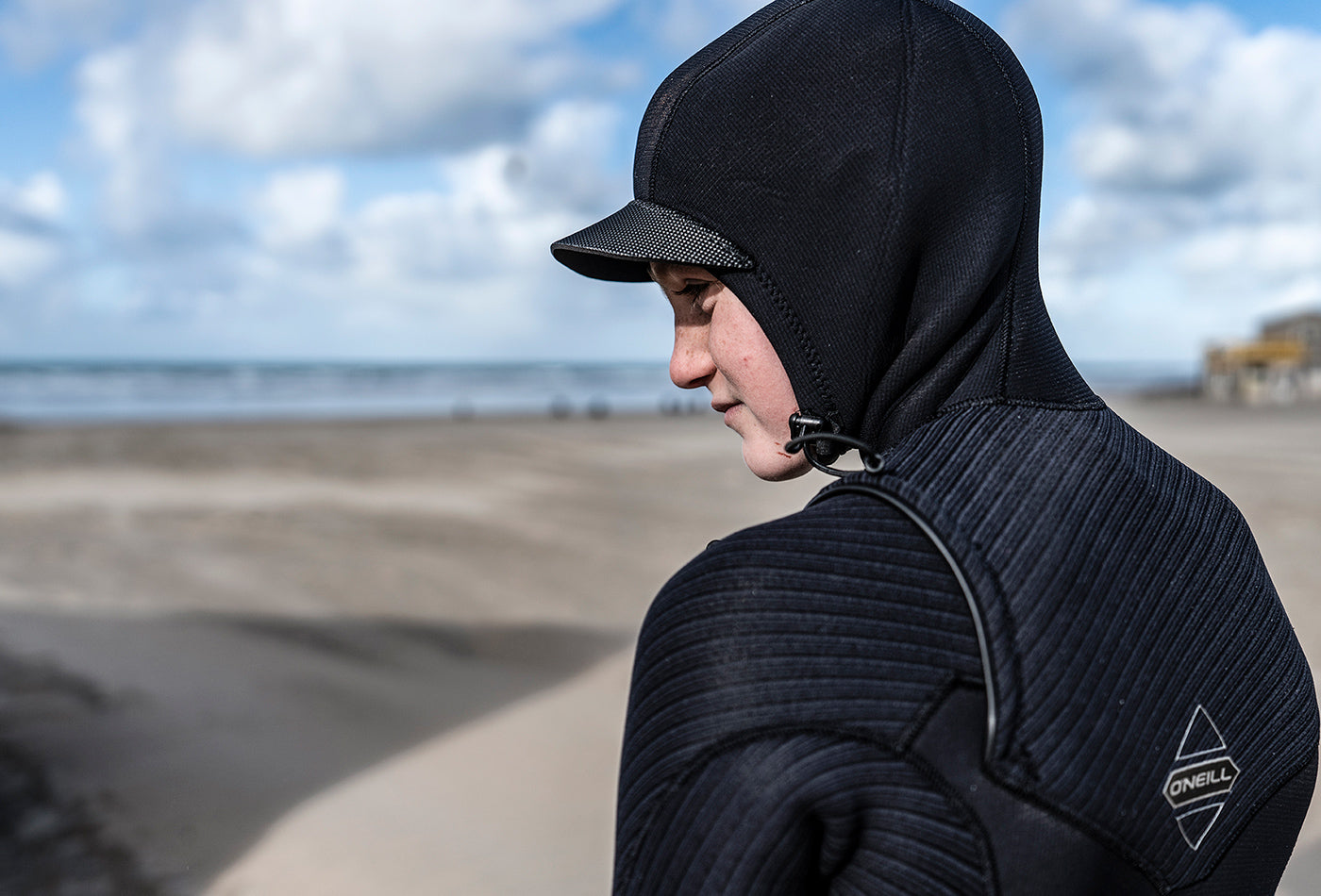 O'Neill Youth HyperFreak CZ 5/4+ mm wetsuit w/Hood