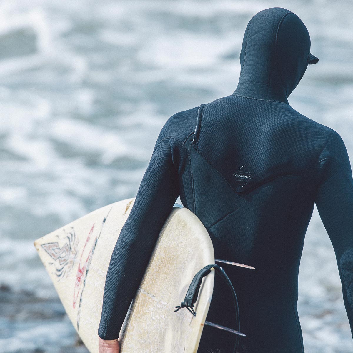 Hidrotērps ar kapuci O'Neill Hyperfreak 5/4+ Chest Zip Wetsuit w/Hood
