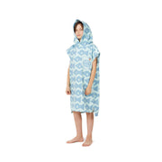 After Essentials Kids Poncho Towel – Square Fish