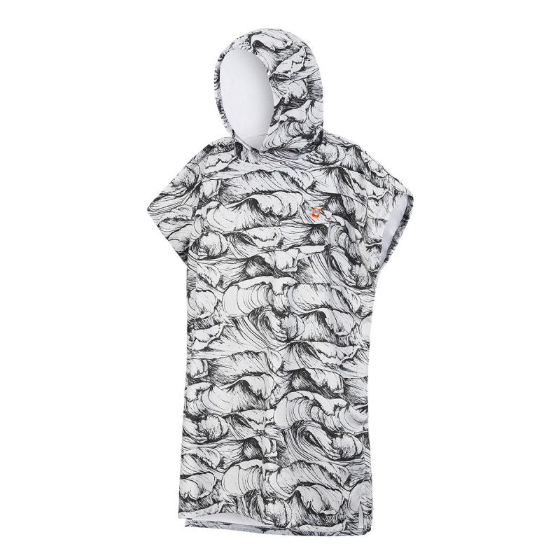 After Essentials Poncho Towel – Ocean Dark Gray