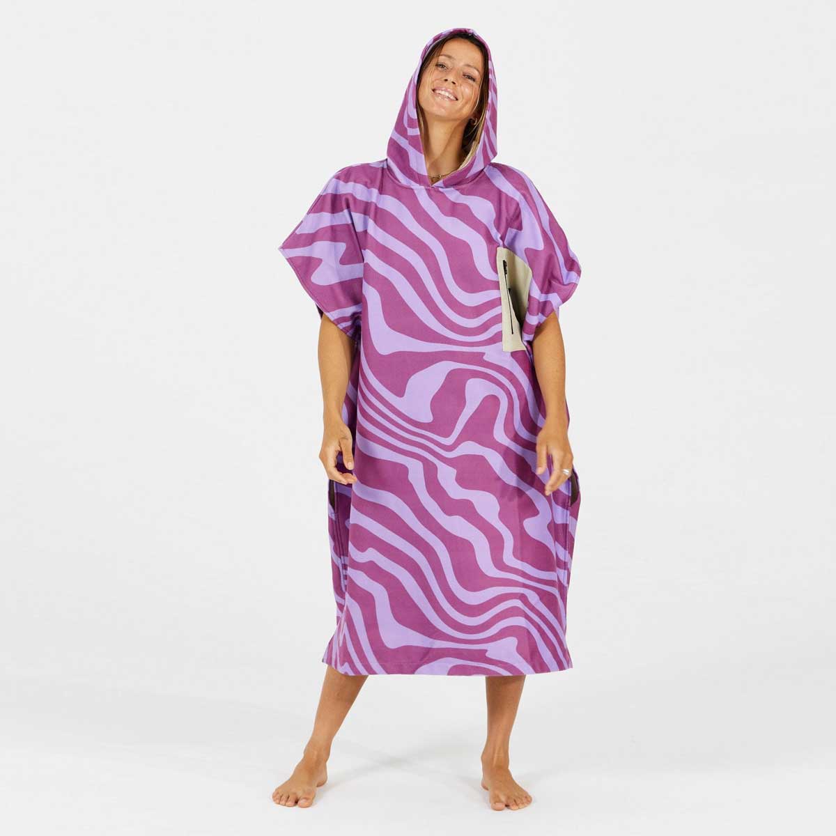 After Essentials Tech Pocket Poncho Towel – Crazy Waves