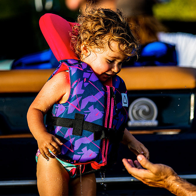 Follow Kids Pop ISO 100N Life Vest – Gray/Blue