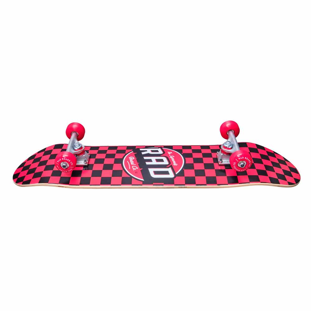 Rad Checkers Red Complete Skateboard – 7.75