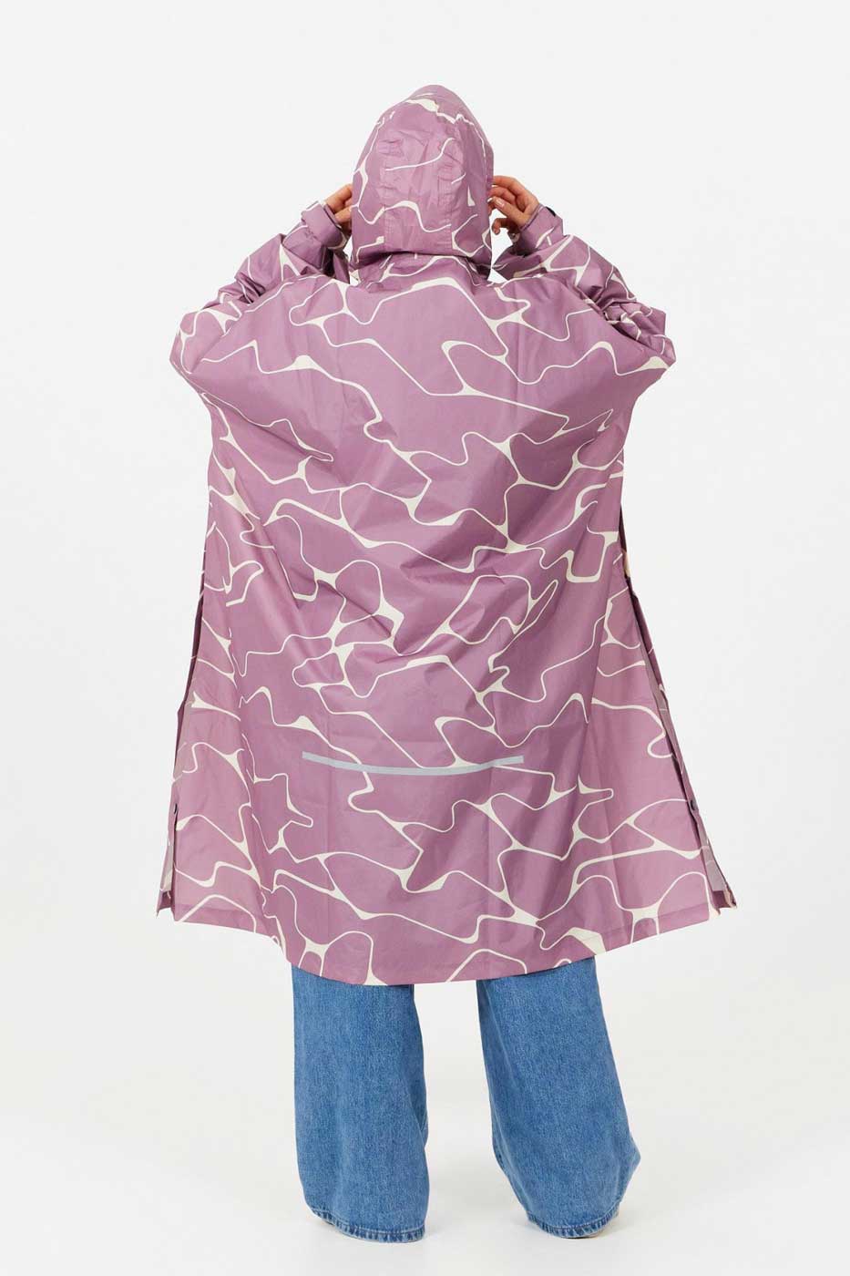 After Essentials Rain Poncho – Dusty Rose