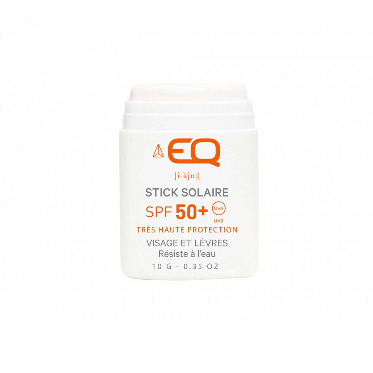 Saules auzsargzīmulis sejai EQ Sun Stick SPF50+ Bio – Balts