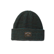 Vilnas cepure Dark Seas Bateman Beanie – melna ar zilu