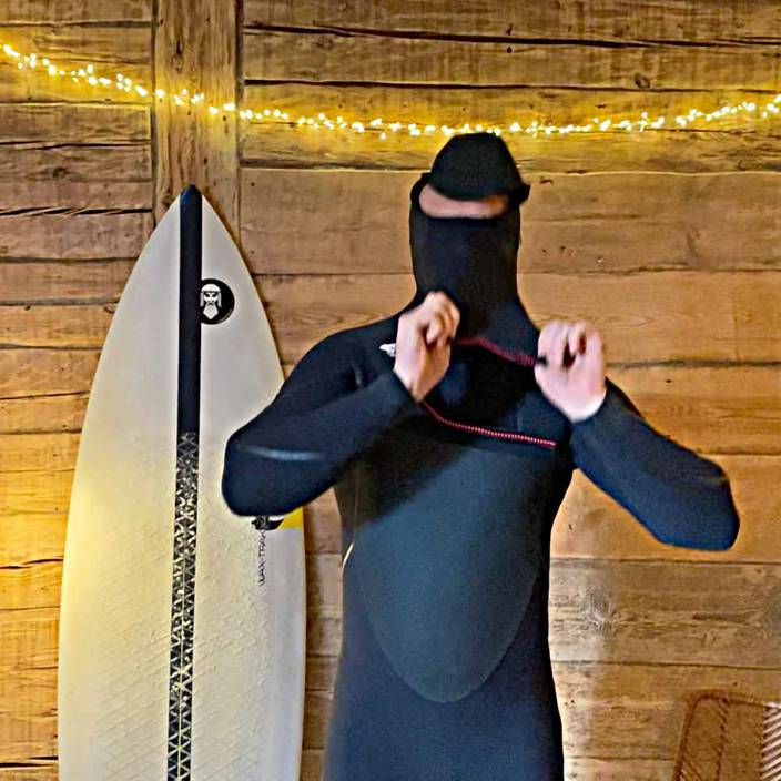 How To Wear And Take Off A Chest Zip Wetsuit