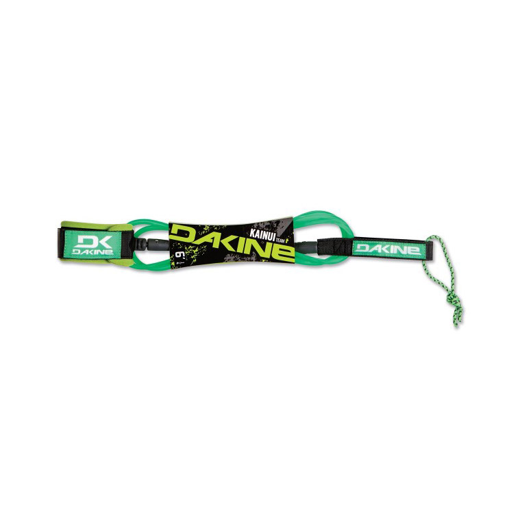 DaKine Kainui Team Surf leash 6' x 1/4" – Neon Green