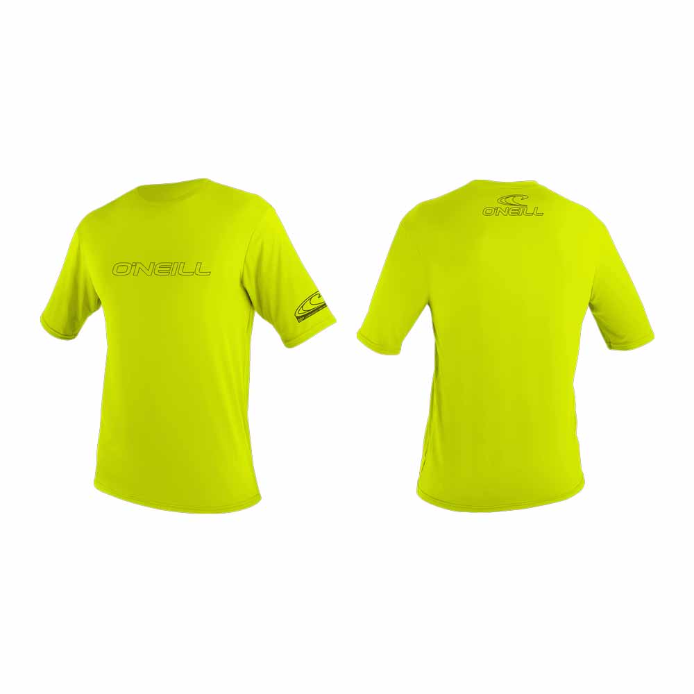 Likras krekls O'Neill Basic Skins SS Sun Shirt – Lime 187