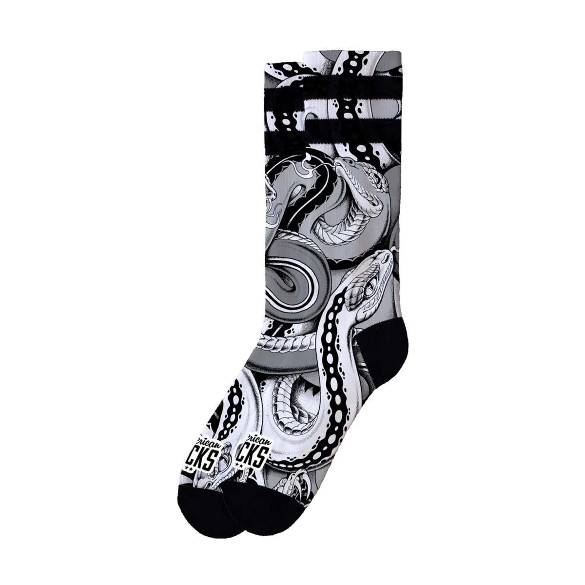 Pusgarās zeķes American Socks Python Mid high