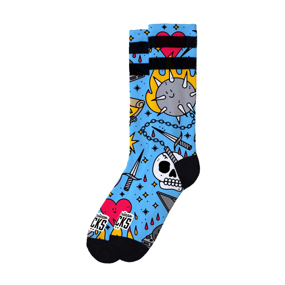 Pusgarās zeķes American Socks Signature Blast
