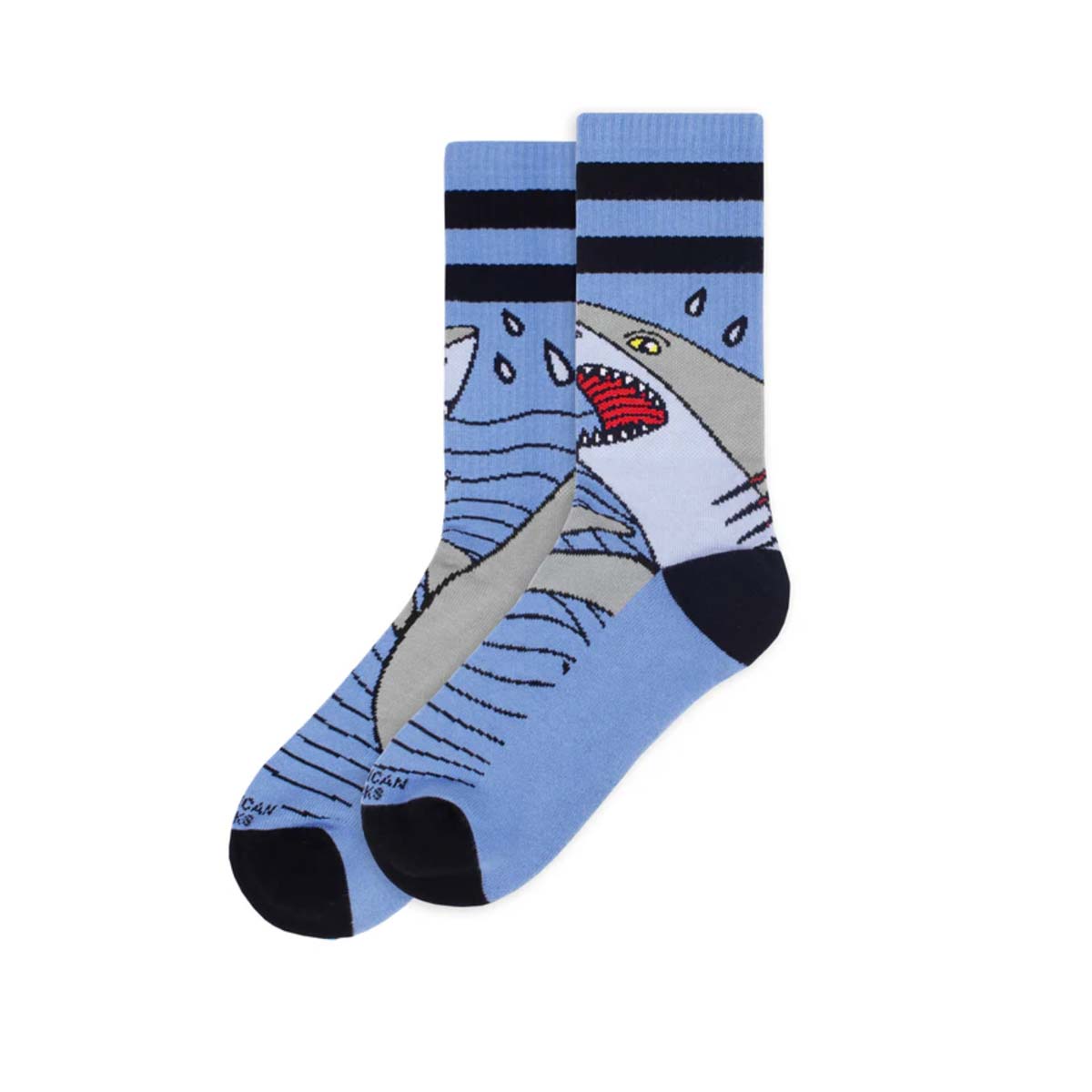 Pusgarās zeķes American Socks Shark Strike OS