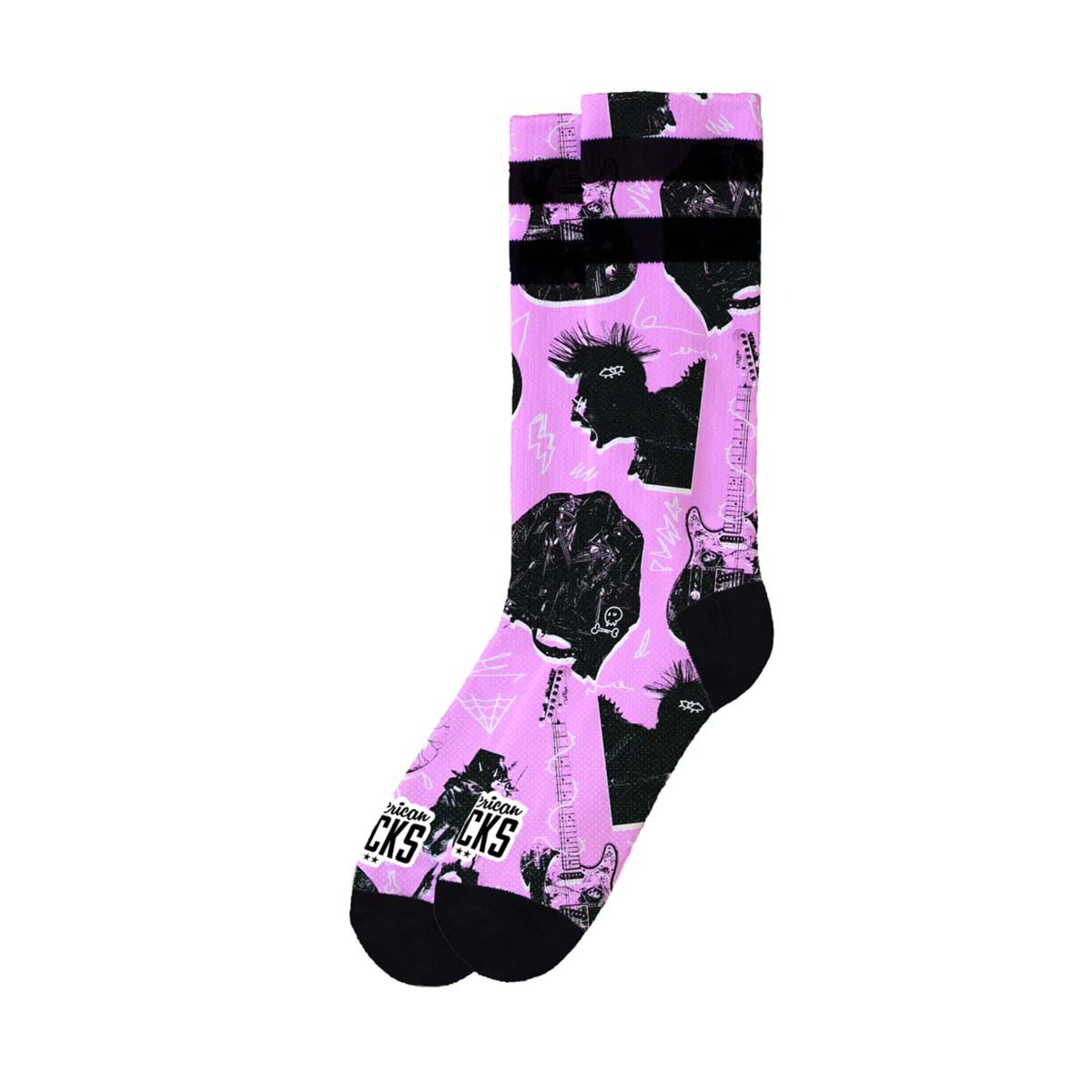 Pusgarās zeķes American Socks Signature Street Riot