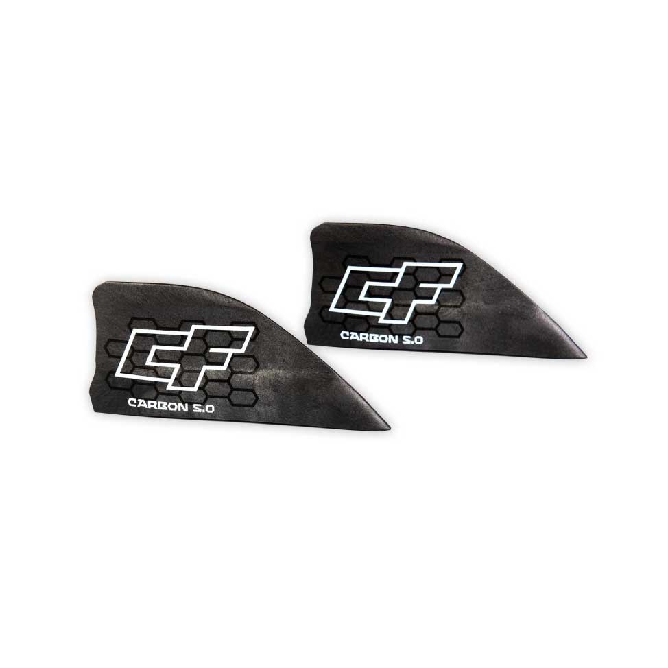 Oglekļa šķiedras kaitborda dēļa spuras CrazyFly Carbon Fins – 5cm