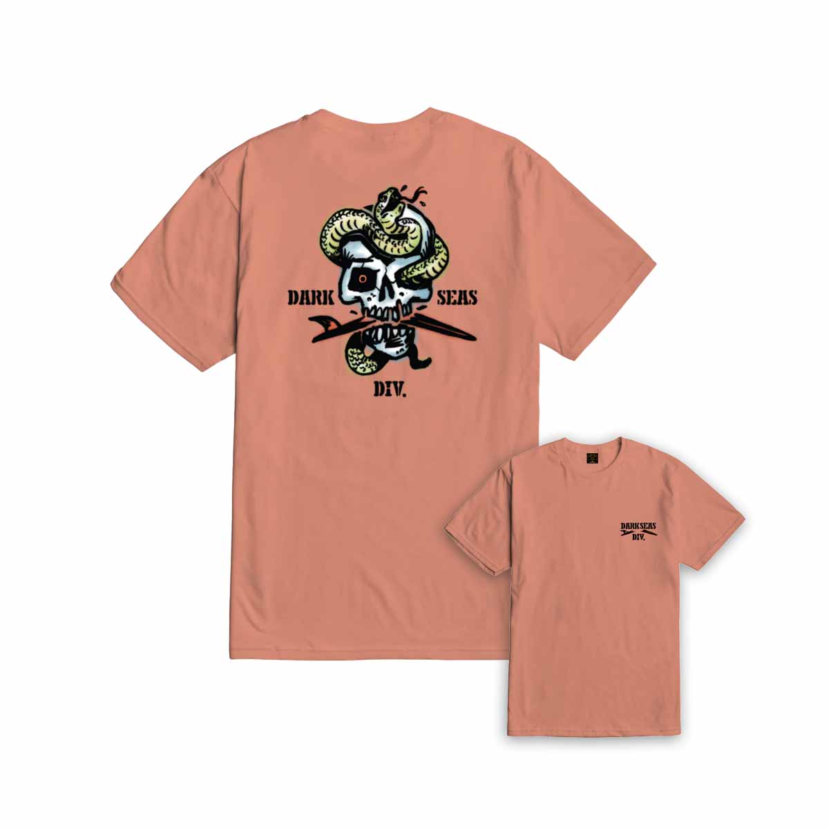 Dark Seas Board Breaker Premium S/S T-krekls – Coral