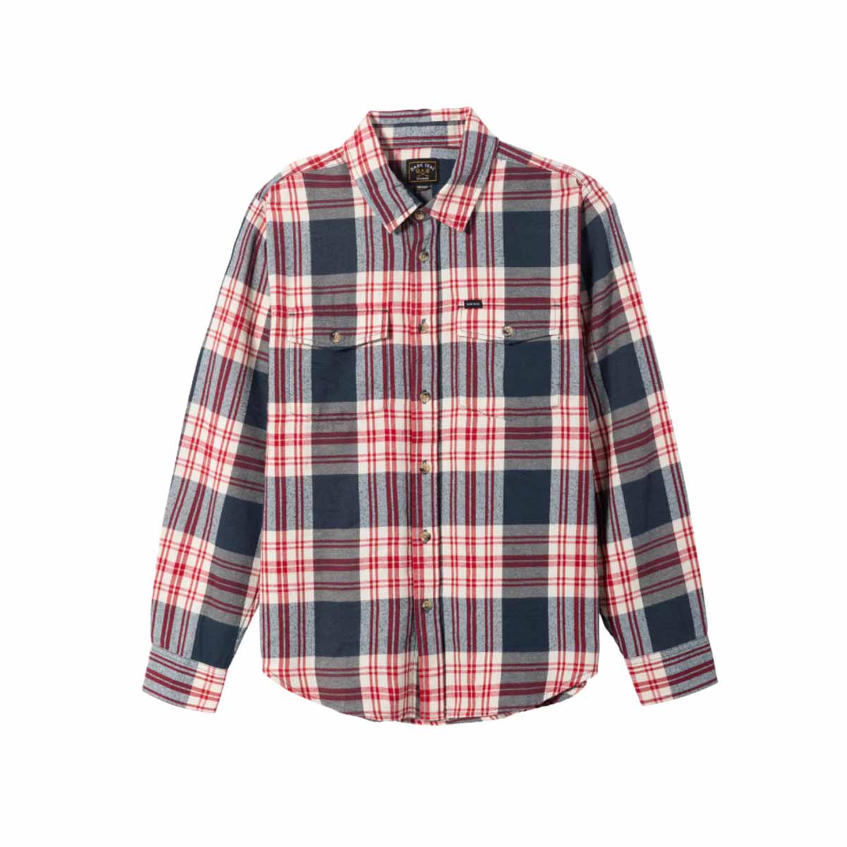 Dark Seas Moore Flannel Shirt – Navy