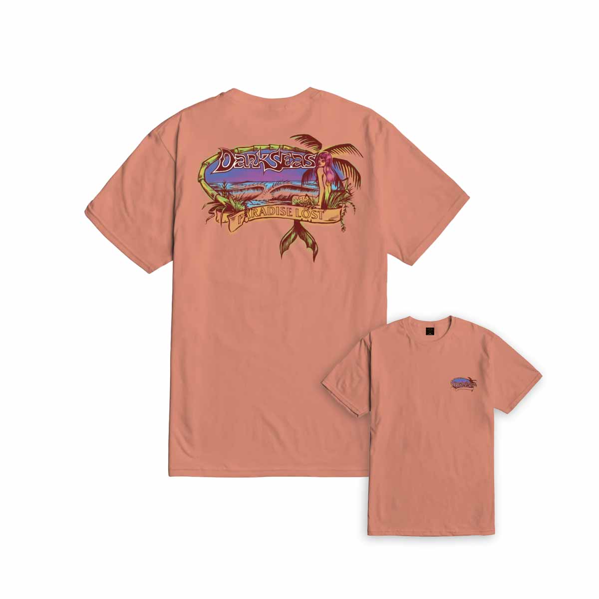 Dark Seas Paradise Lost Premium S/S T-krekls – Coral