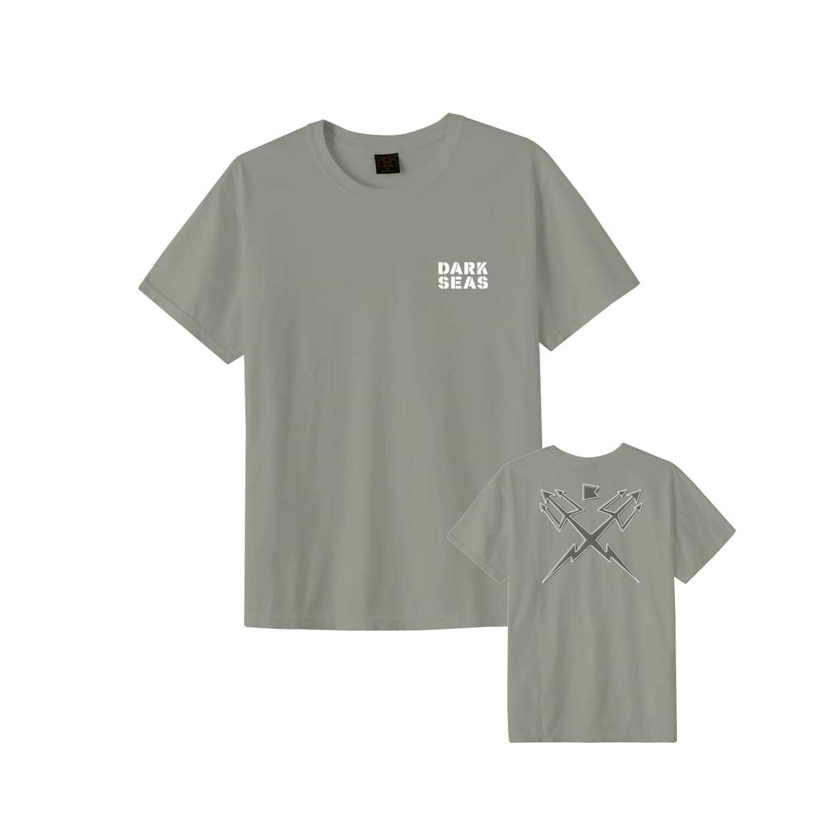 Dark Seas Streamline Pigment S/S T-krekls – Eļļas zaļgans
