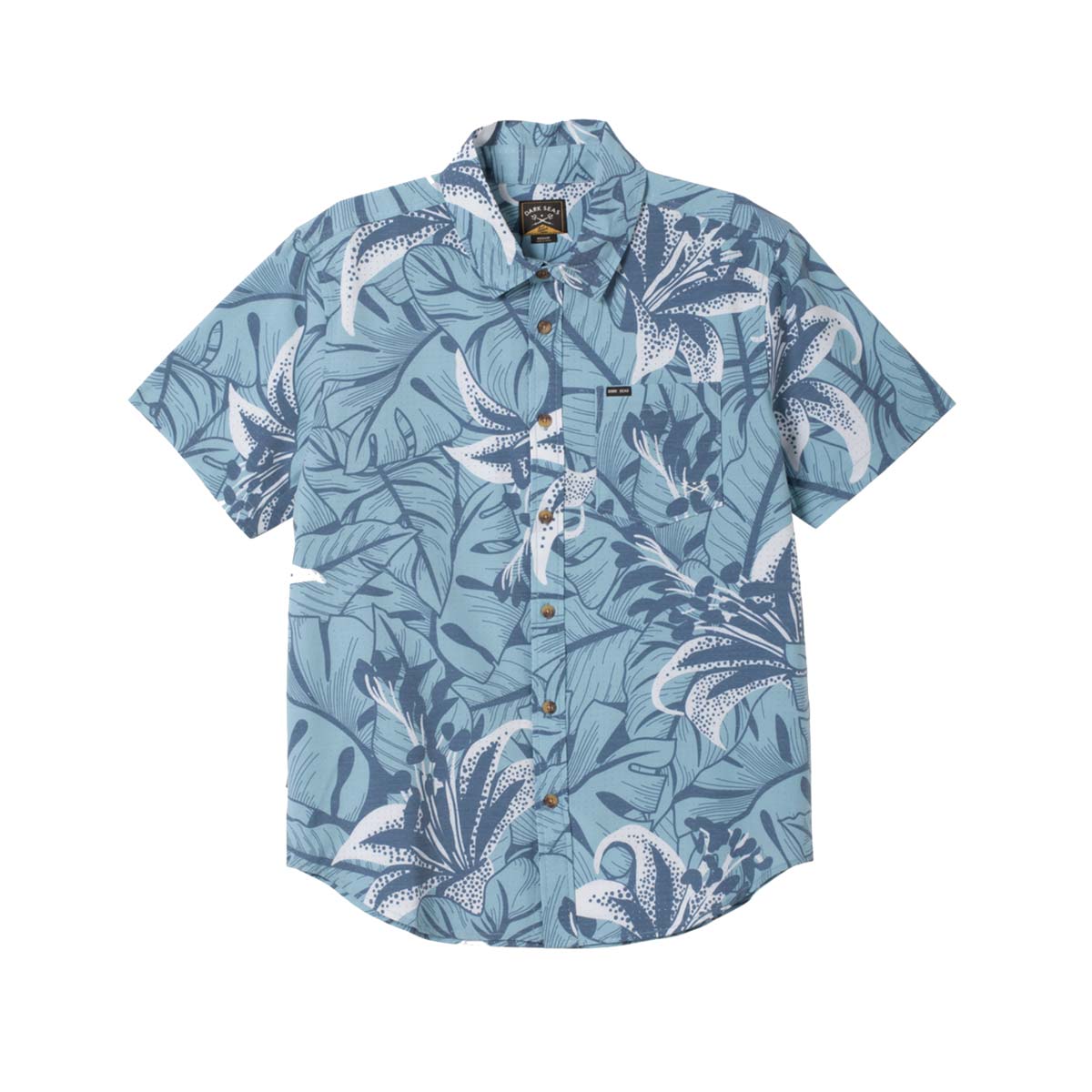 Dark Seas Webster Woven S/S Shirt – Blue