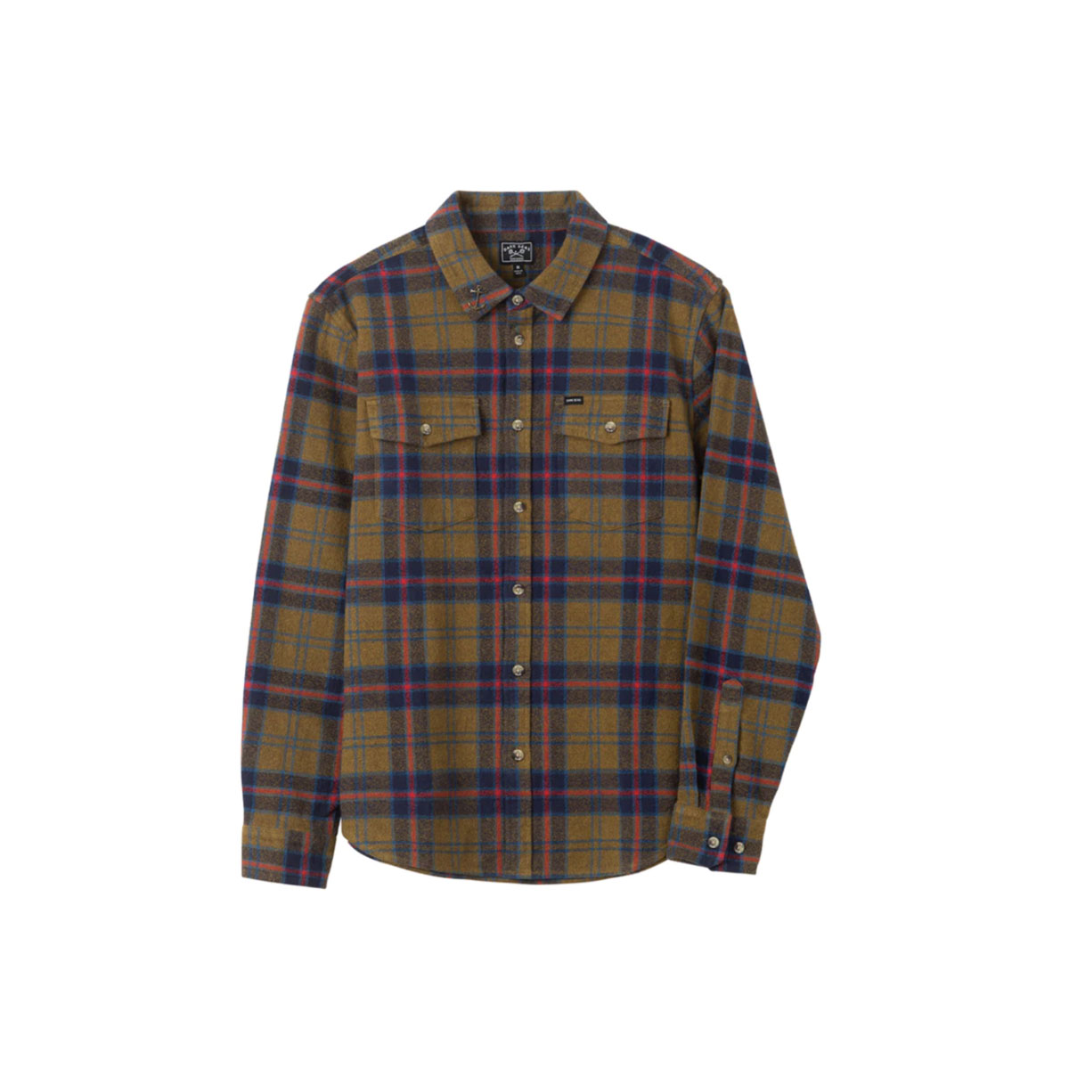 Dark Seas Newman Woven Shirt – Dull Gold