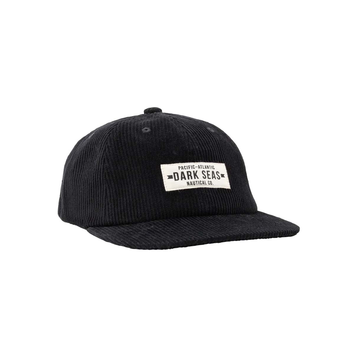 Dark Seas Truth Corduroy Cap – Black