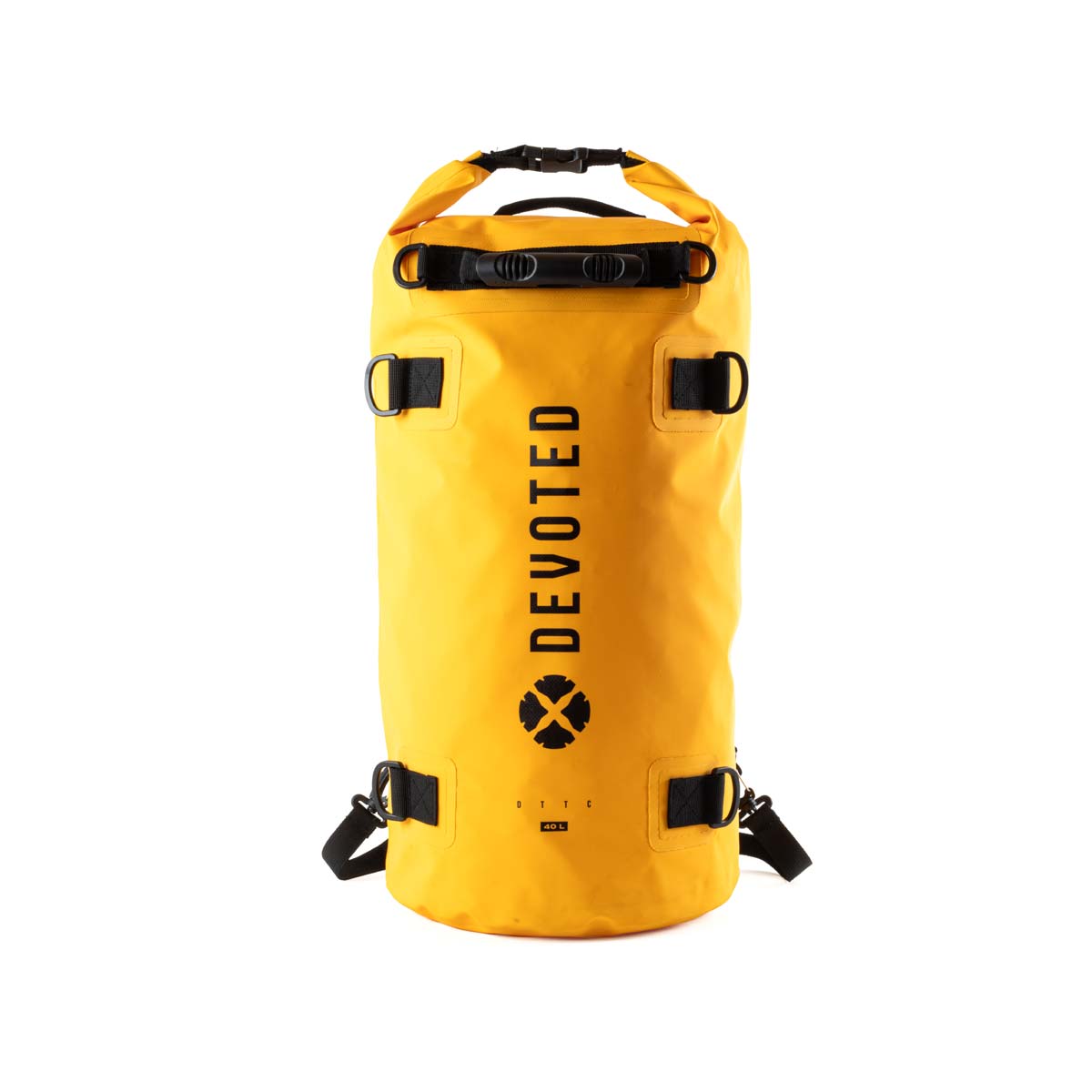 Ūdensizturīga soma Devoted Dry Bag Backpack 40L - dzeltena