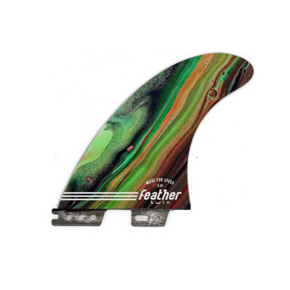 Feather Fins Performance Twin Fin Color – 2 spuras Click Tab