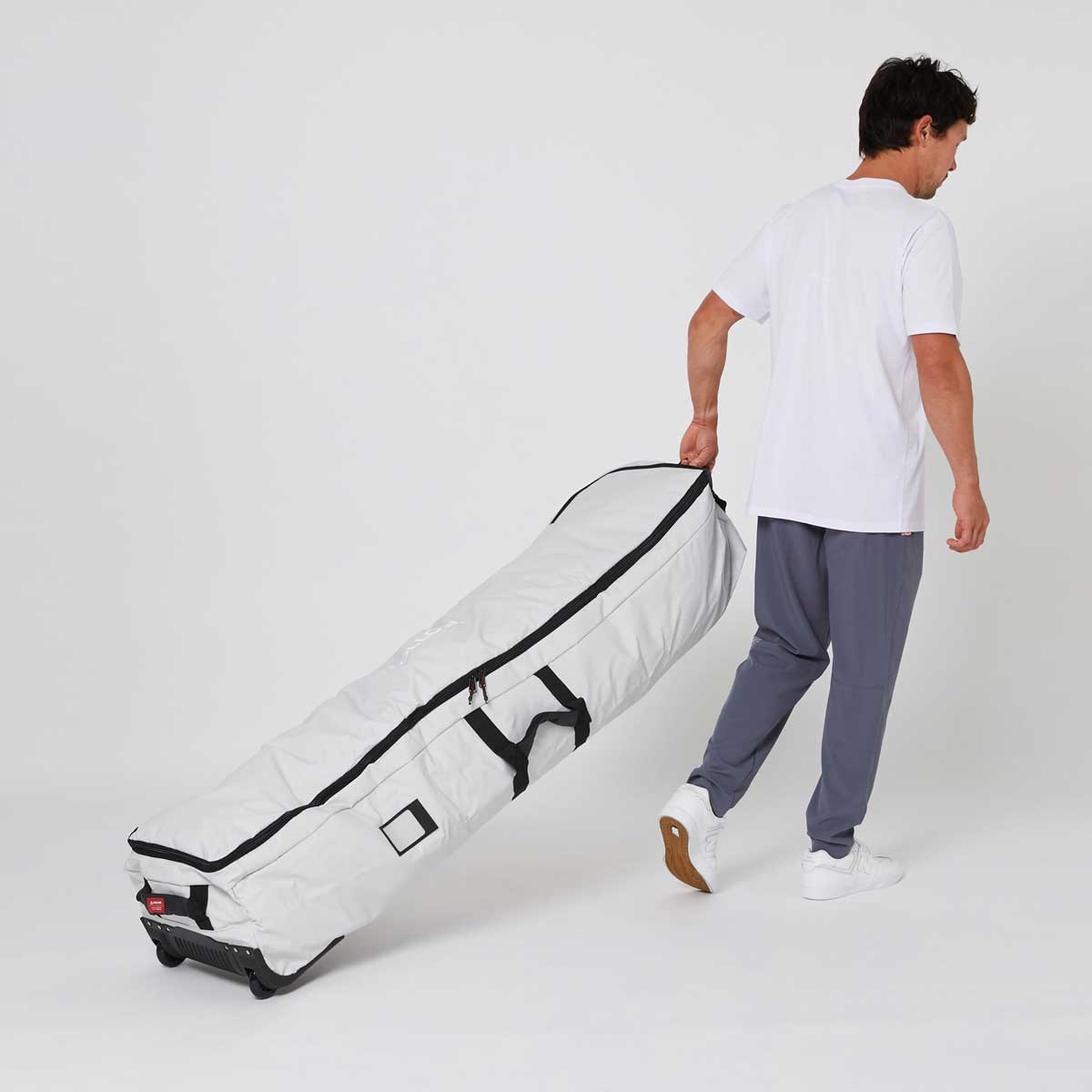 Wheeled Life Board Travel Bag – Light Grey