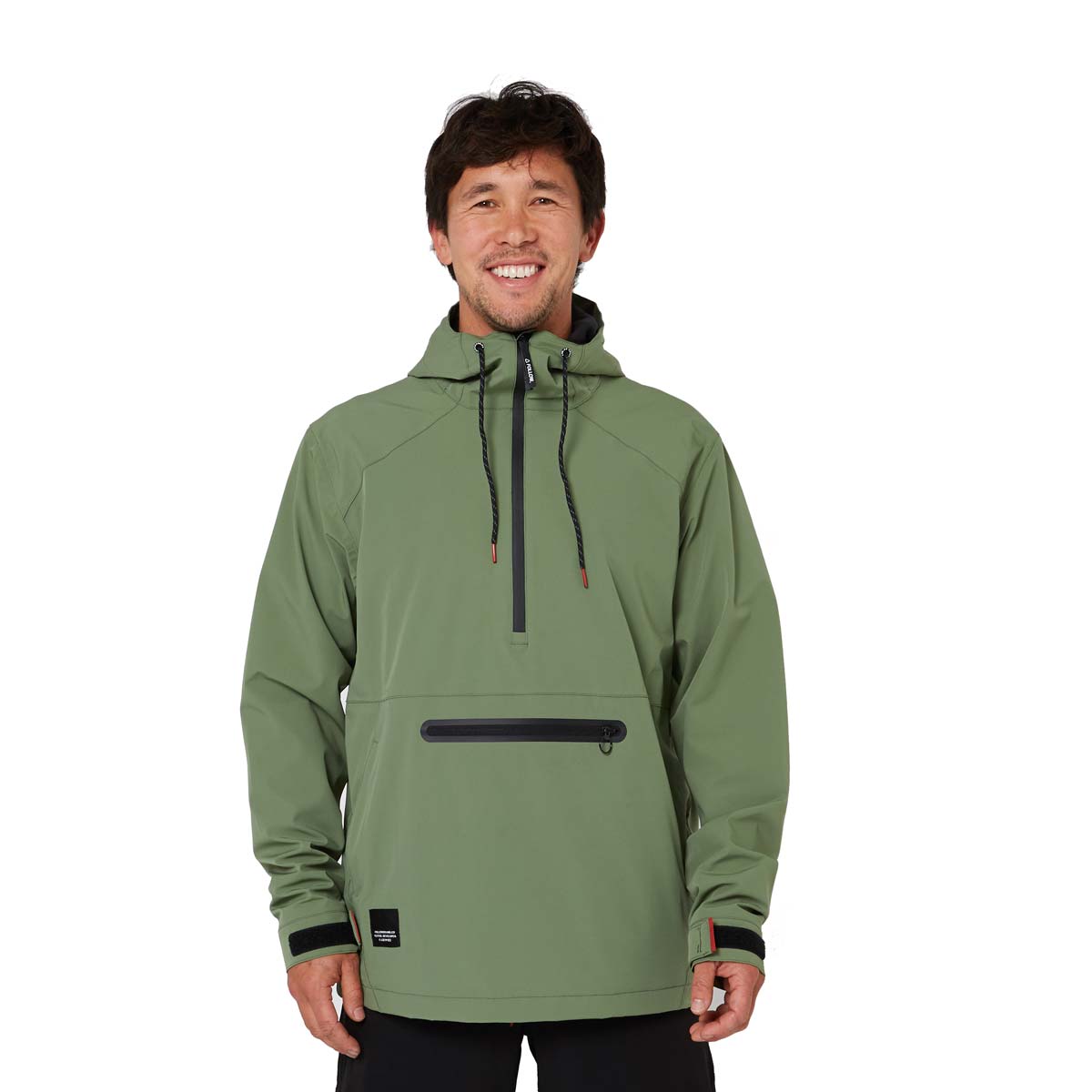 Jaka Follow Outer Spray Anorak - olīvju