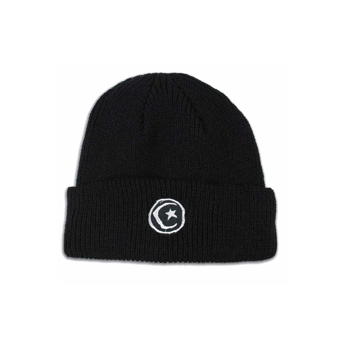 Foundation Star & Moon Beanie – Black