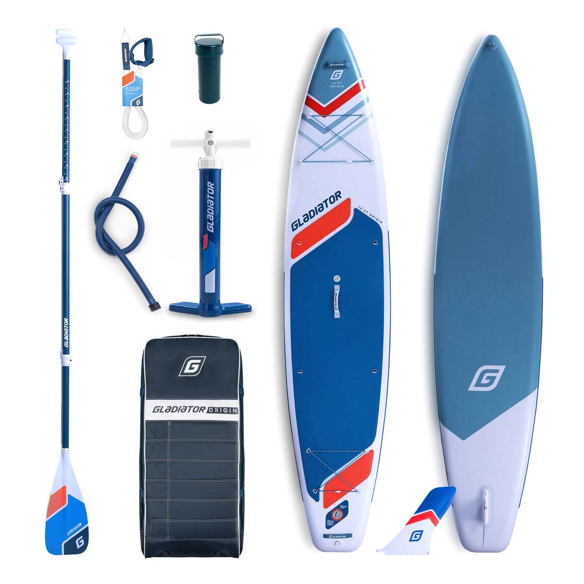 Gladiator Origin 12.6T SUP Board package – 350 L
