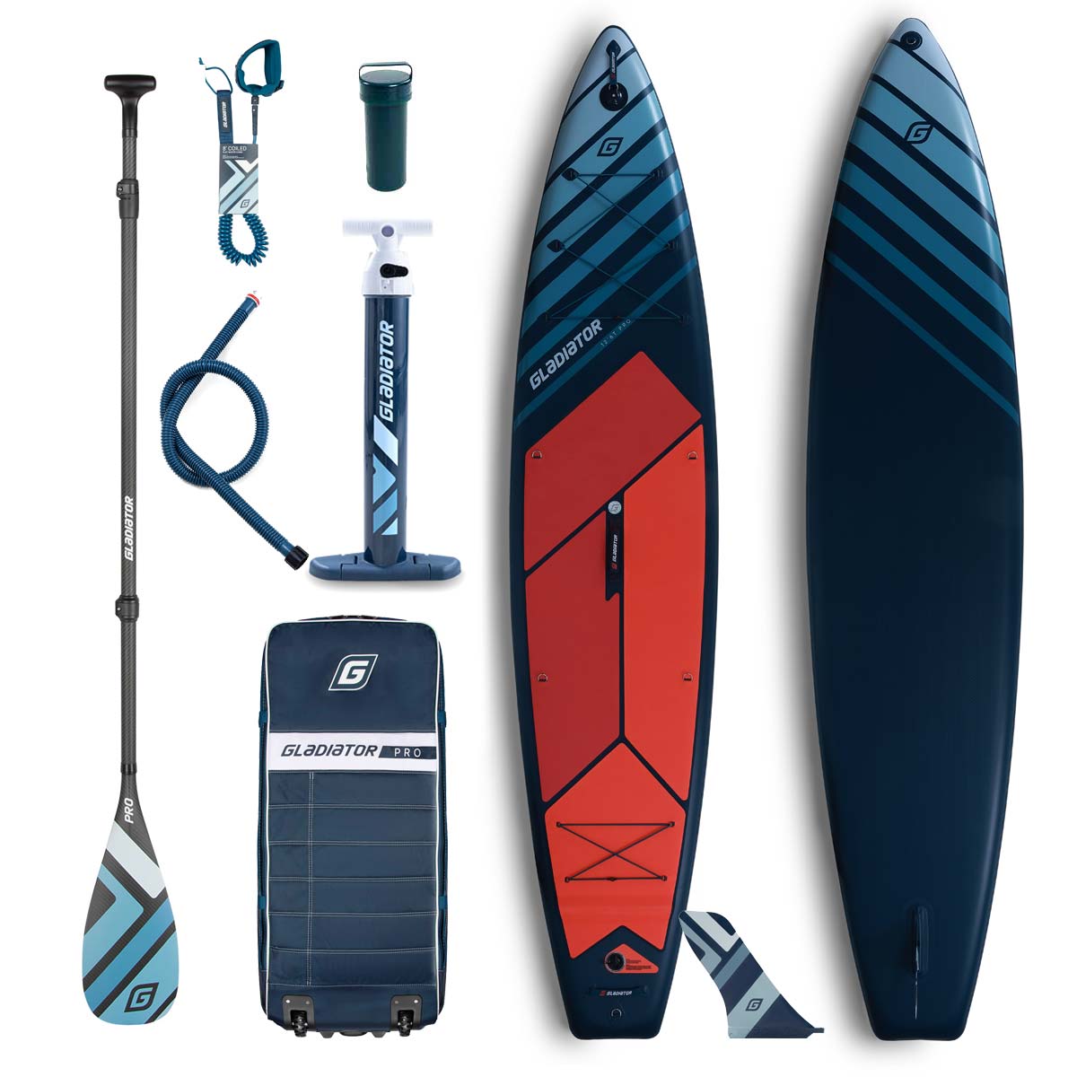 Piepūšamais SUP dēlis Gladiator PRO 12.6T – 350L