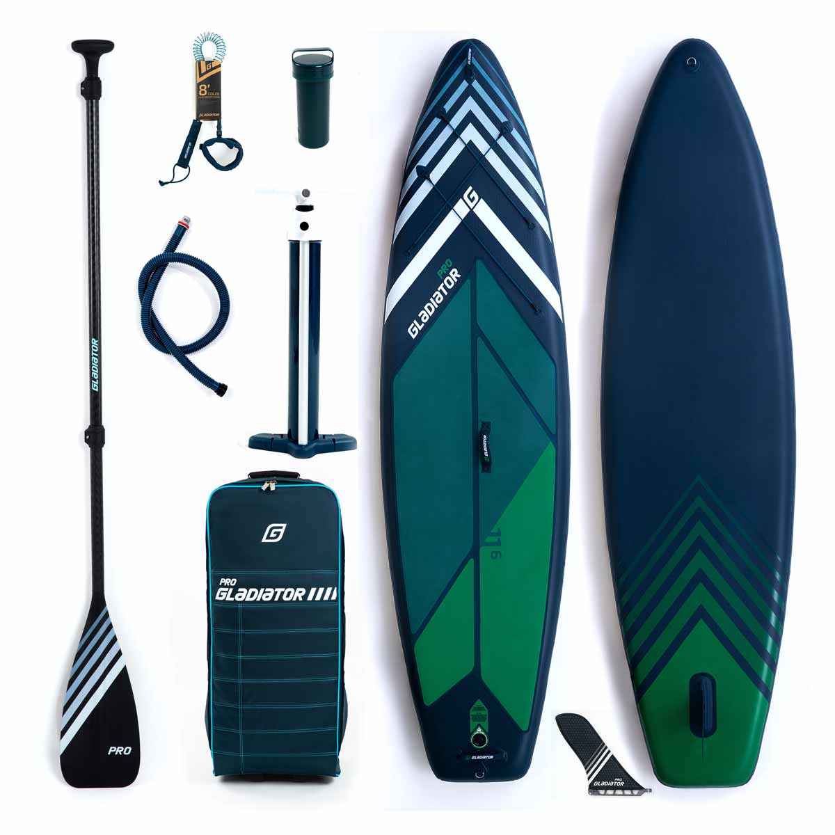 SUP Paddleboard Complete Gladiator PRO 11.6 – 330L