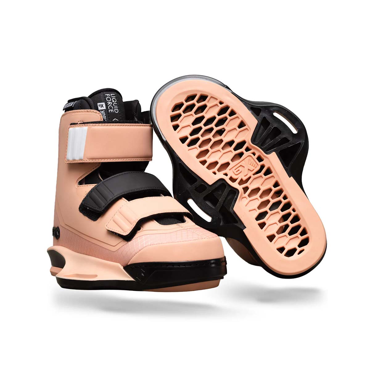 Sieviešu veikborda zābaki Liquid Force Hook 6X – Koraļļu sārti