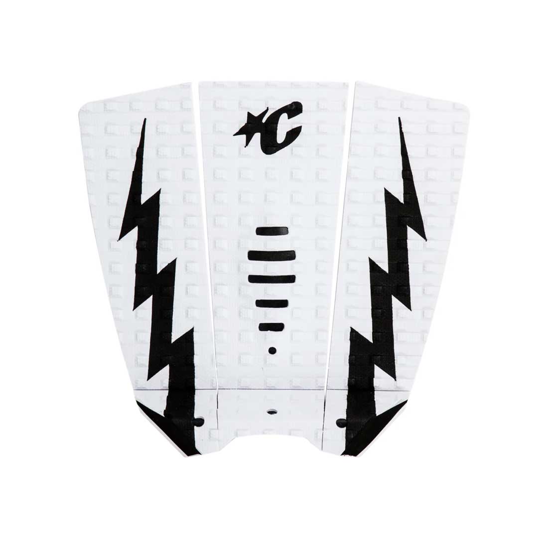 Surfboard Traction Pad Creatures Mick Eugene Fanning Lite – White Black