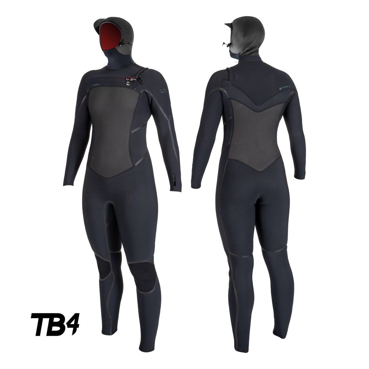 O'Neill WMS Psycho Tech 6/4+ mm TB4 Wetsuit with Hood