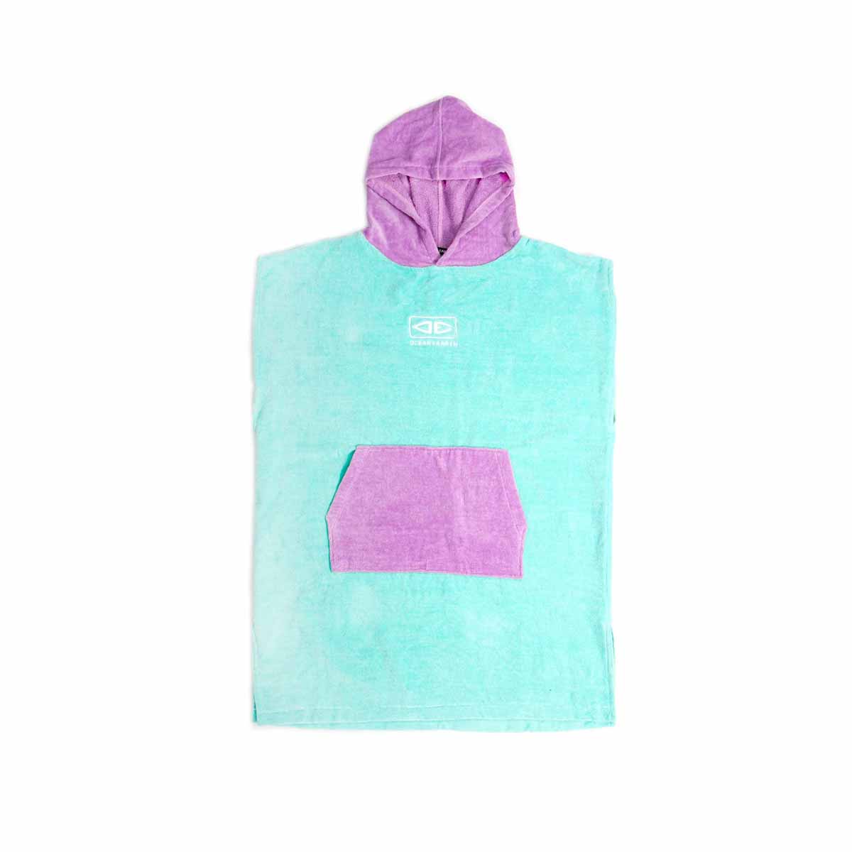 Ocean & Earth Kids Poncho pārģērbšanās dvielis bērniem – piparmētru