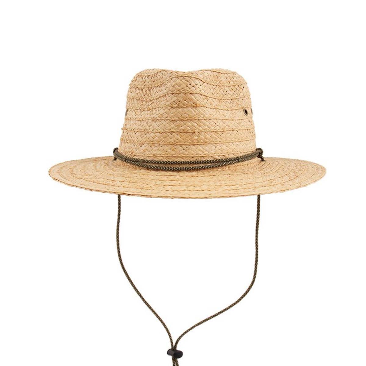 Ocean and Earth Tropic Raffia Cane salmu cepure