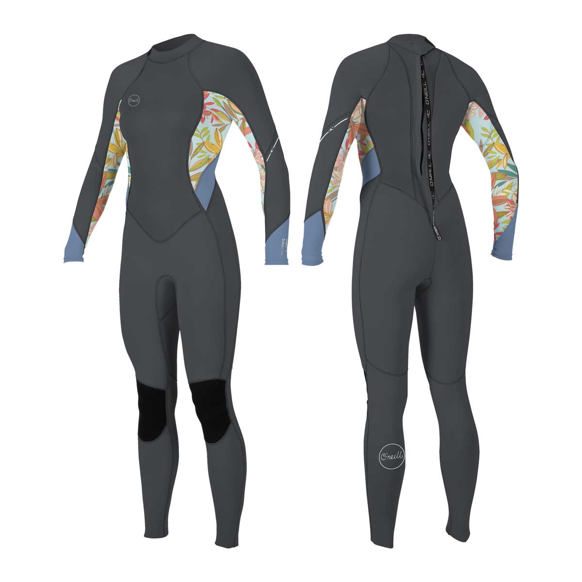 O'Neill WMS Bahia FL full 3/2 mm Wetsuit – Graphite/Dahlia/Iinfinity IF5