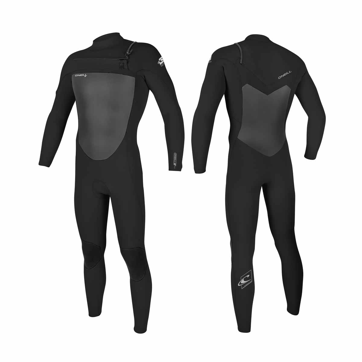 O'Neill Epic 5/4 mm Chest Zip Full Wetsuit – Black A00