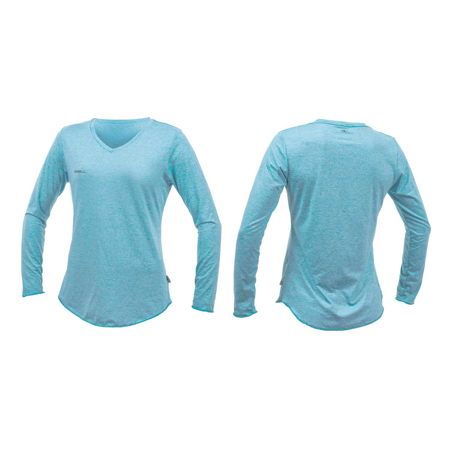O'Neill Wms Hybrid L/S V-Neck Sun Shirt likras krekls – tirkīza
