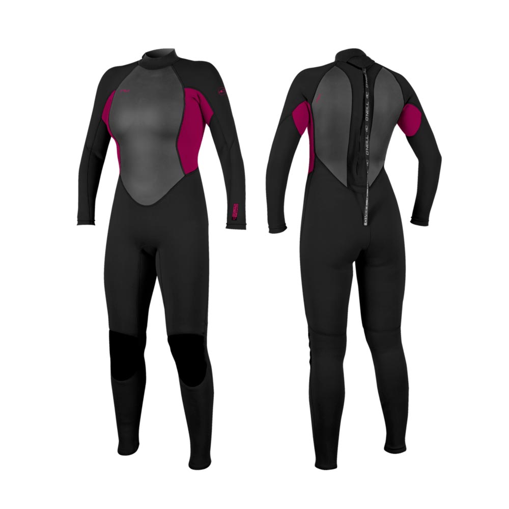 Sieviešu O'Neill Wms Reactor-2 3/2 Back Zip Full garais hidrotērps – Pamkrozā J18