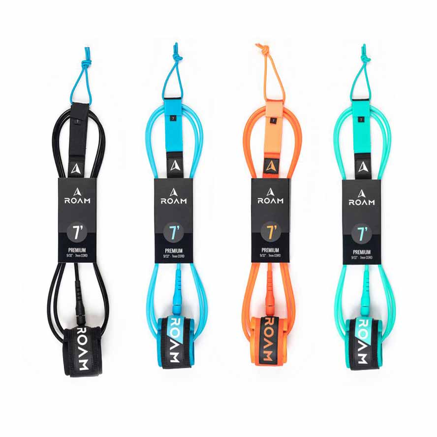 Roam Premium Surfboard Leash - 7ft