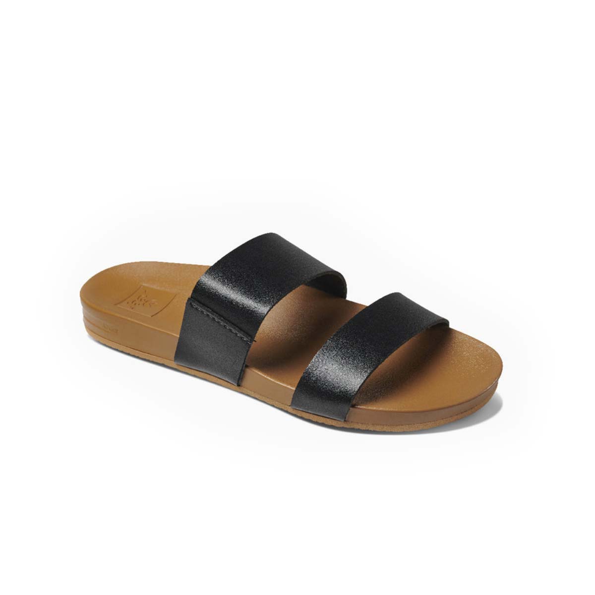 Sievešu iešļūcenes Reef Women's Cushion Vista – melnas ar dabīgi brūnu