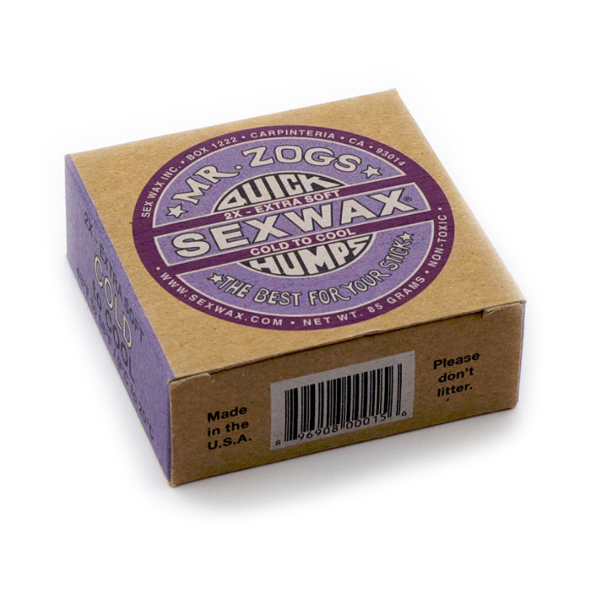 SexWax Quick Humps Surfboard Wax from +9 to +20 °C
